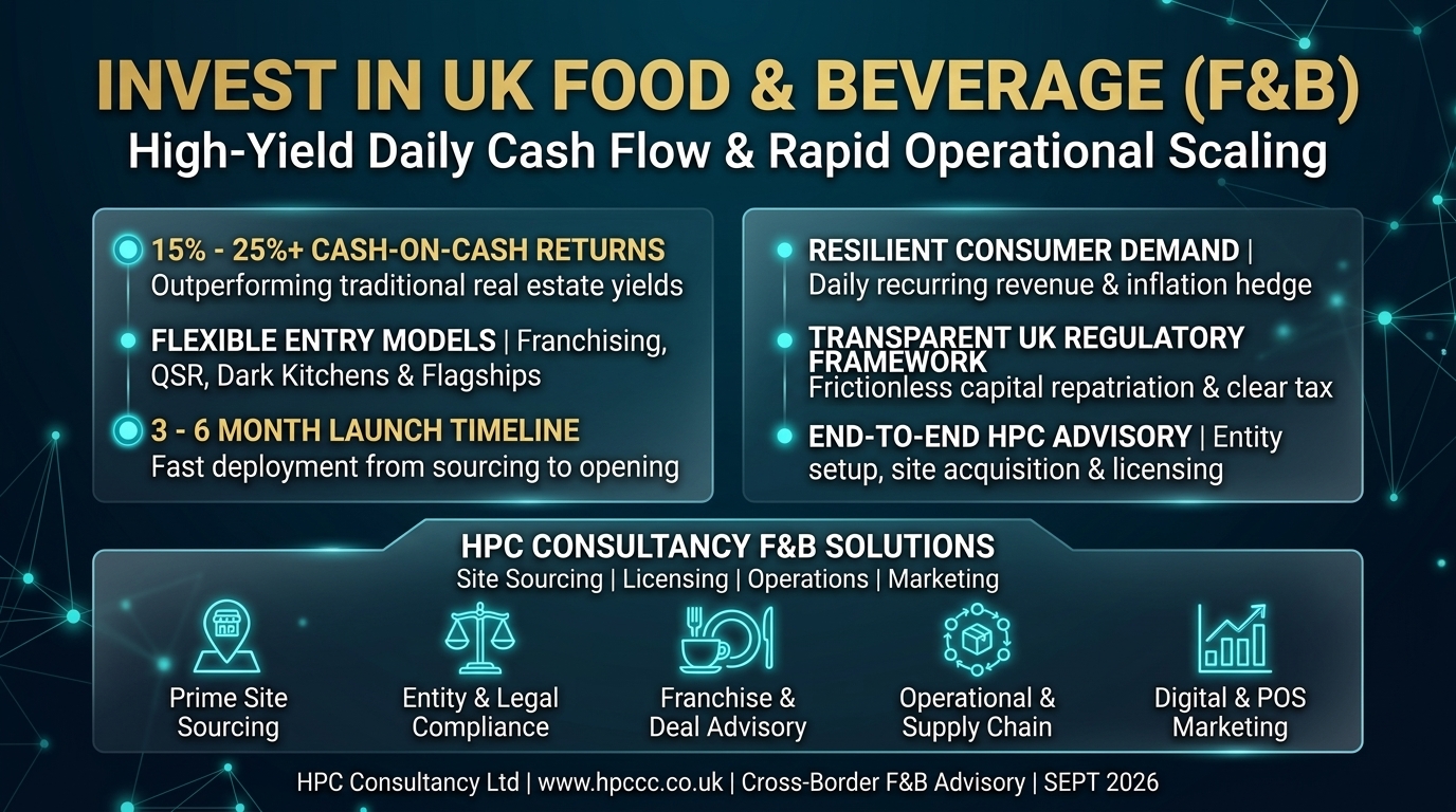 Why Kuwait Investors Must Consider the UK Food and Beverage Sector as Their Primary Entry Point