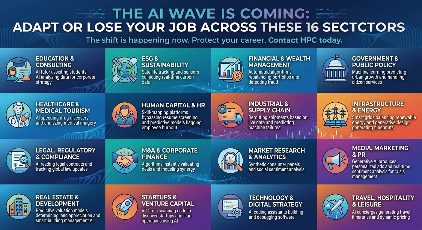 The AI Wave is Coming Kuwait: Adapt or Lose Your Job Across These 16 Sectors