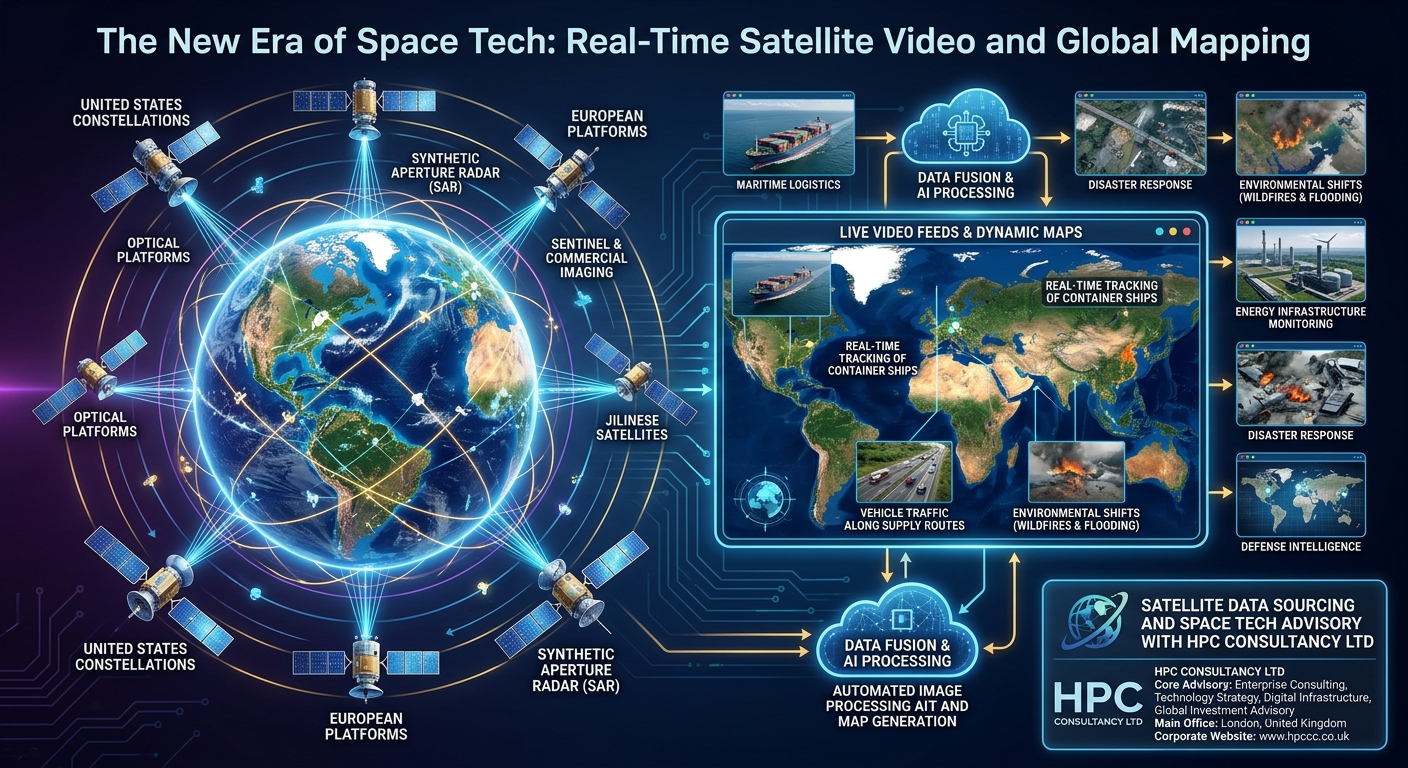 Real-Time Satellite Video and Global Mapping Kuwait