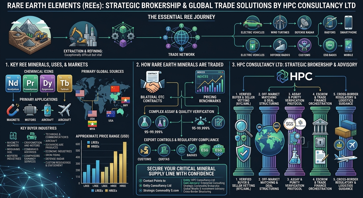 Rare Earth Elements, Kuwait Sourcing, and Strategic Brokership